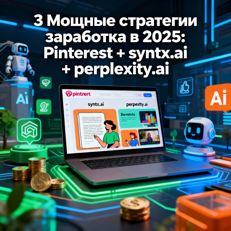 Эффективные стратегии для заработка и продвижения онлайн через Pinterest + syntx.ai + perplexity.ai в 2025 году