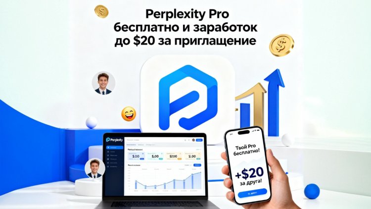 Бесплатный Perplexity Pro и до $20 за каждого приглашённого: пошаговый разбор, реальные примеры и хак для быстрой прибыли