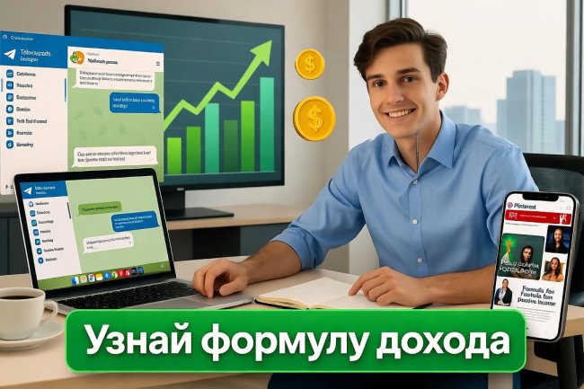 Telegram + Pinterest: формула долгосрочного пассивного дохода