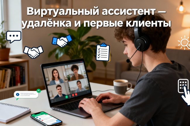 Виртуальный ассистент: как начать работать удаленно с нуля и найти первых клиентов за неделю