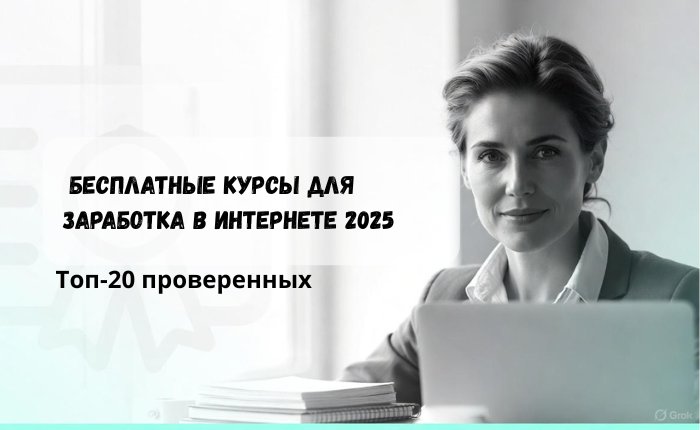 Бесплатные курсы заработок в интернете 2025: топ-20 проверенных с ссылками