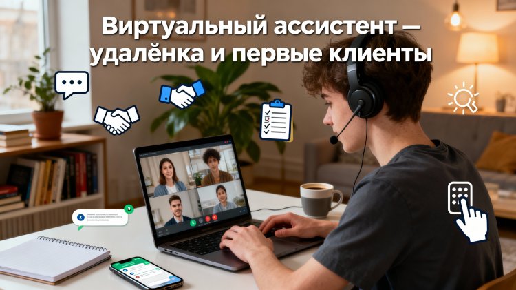 Виртуальный ассистент: как начать работать удаленно с нуля и найти первых клиентов за неделю