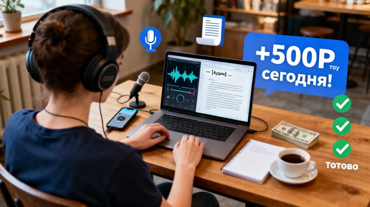 Транскрибация заработок: как зарабатывать на аудио в текст от 500 руб./день — гайд 2025