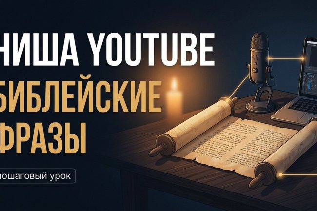 Ниша для YouTube без лица: алгоритм сценария с нейросетью