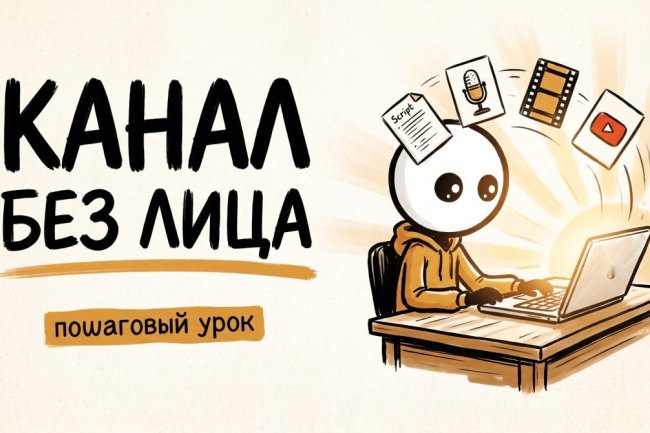 Канал на YouTube без лица с нейросетью: пошаговый урок