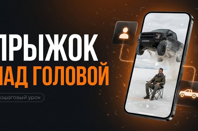 Прыжок машины над головой в Seedance 2.5: урок с промптами