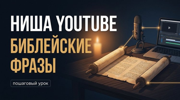 Ниша для YouTube без лица: алгоритм сценария с нейросетью