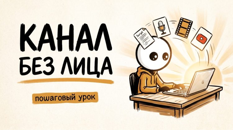 Канал на YouTube без лица с нейросетью: пошаговый урок
